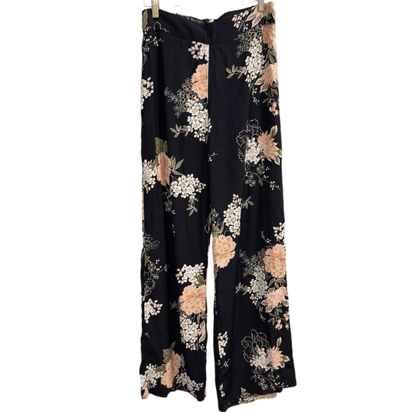 Women's Dynamite Pants Floral Black S/P - Picture 1 of 8